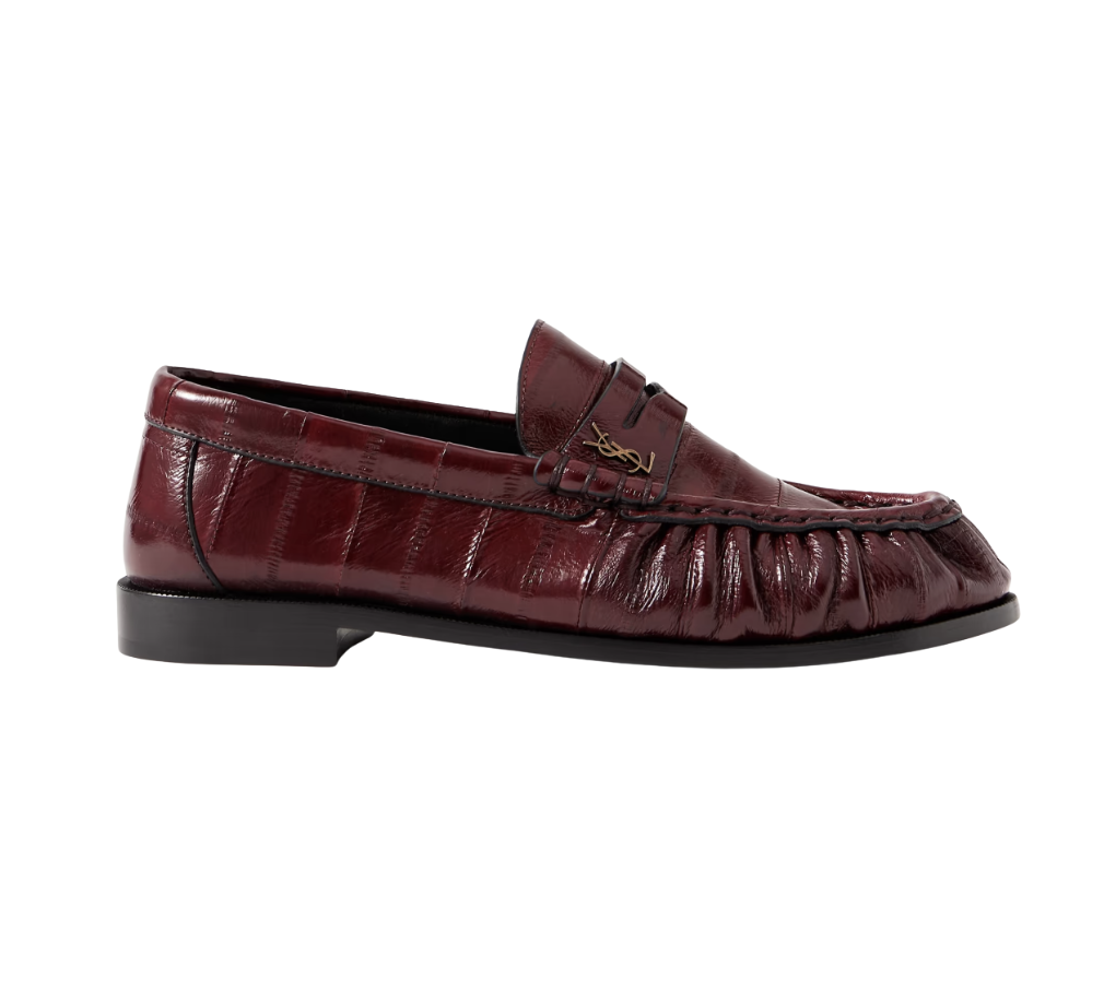 Saint Laurent Le Loafer Eel Loafers