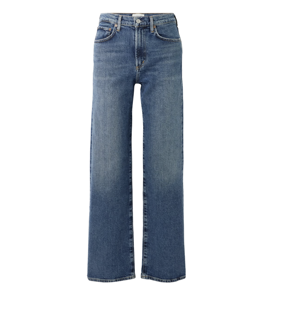 Agolde Harper Straight-Leg Mid-Rise Jeans
