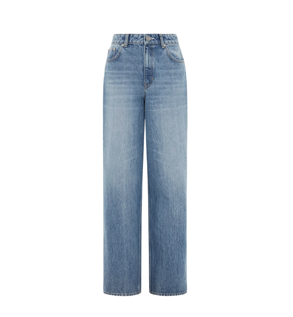 Aligne High Rise Straight Leg Jeans